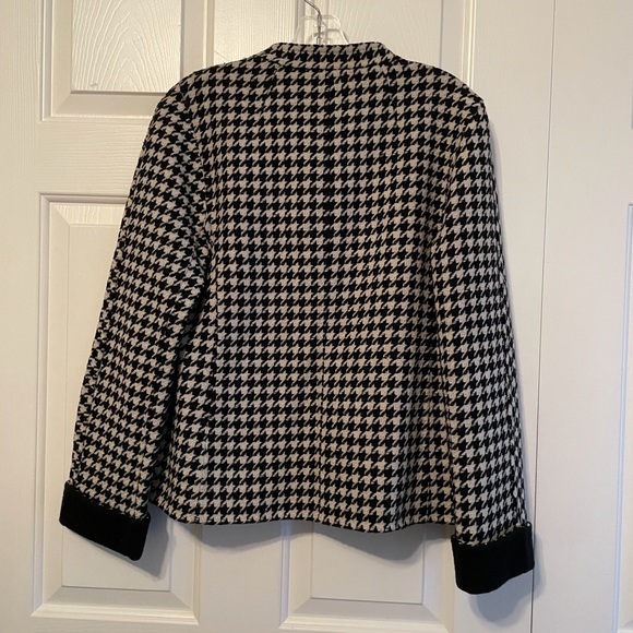 Herringbone double-faced wool jacket - Picture 5 of 6